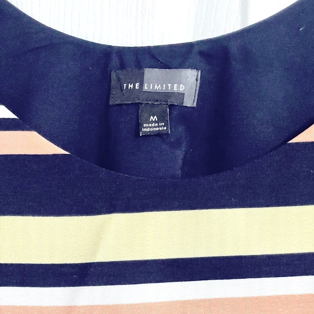 The Limited Multicolored Striped Tank/Cami Top, Women’s Medium.  EUC - Picture 2 of 3